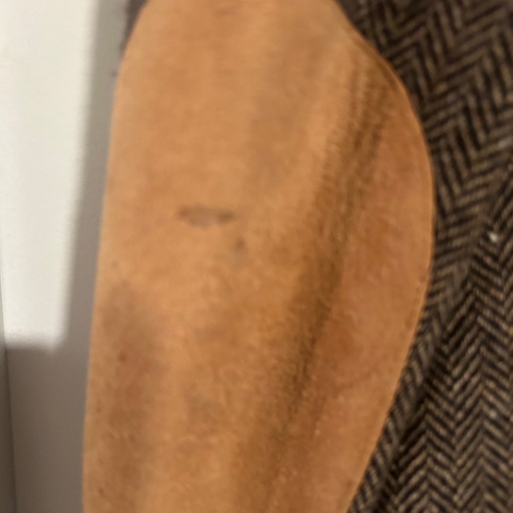 Evane-Picone 100% Wool Men Blazer With Patch Elbo… - image 5